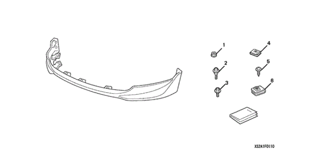 Front Under Spoiler for 2008 Honda S2000 #0