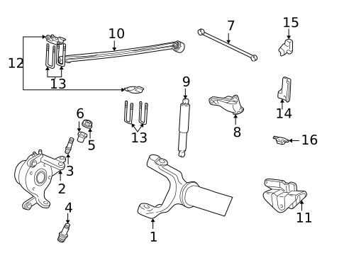 Suspension Components for 1999 Ford F-250 Super Duty #2