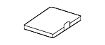 2546890400 - Body: Console Mat for Mercedes-Benz Image