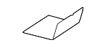 2546890300 - Body: Console Mat for Mercedes-Benz Image