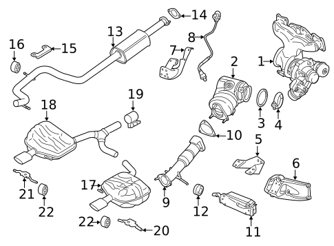Brackets, Flanges & Hangers for 2016 Volvo XC70 #0