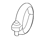 31697966 - Exhaust: Catalytic Converter Clamp for Volvo: S60, S60 Cross Country, S80, S90, V60, V60 Cross Country, V90, V90 Cross Country, XC40, XC60, XC70, XC90 Image