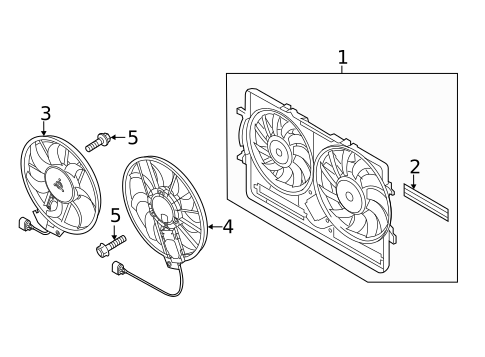 Cooling Fan for 2010 Audi S5 #0