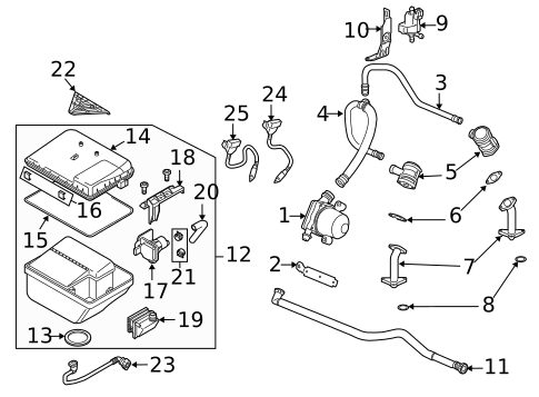 Emission Components for 2007 Porsche 911 #0