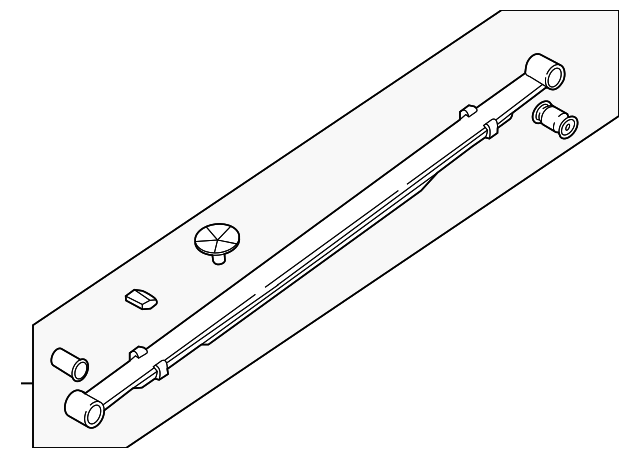 Ford Raptor Factory Rear Leaf Spring Block KL3Z-5560-A - 2017-2020 Ford F-150 Raptor Rear Right or Left Leaf ...