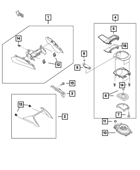 Consoles pour 2017 Fiat 124 Spider #0