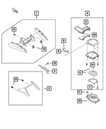 6KF78U0DAA - Interior Trim: Shifter Bezel, Us for Fiat: 124 Spider Image