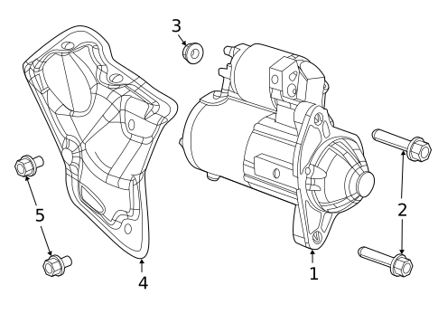 Starter for 2020 Ram 1500 #0