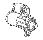 68441792AA - Electrical: Starter for Jeep: Grand Cherokee, Grand Cherokee L, Wagoneer | Ram: 1500 Image