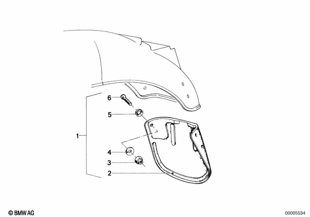 46621242924 - : Set Mud Flaps, Rear for BMW-Motorrad Image