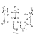 6506080AA - Restraints: Hex Head Screw for Mopar Image
