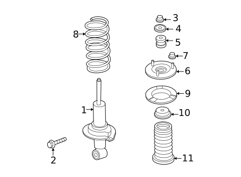 Struts & Components for 2015 Nissan Armada #0