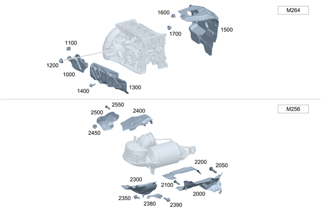 2641420100 - : Screening Plate for Mercedes-Benz Image