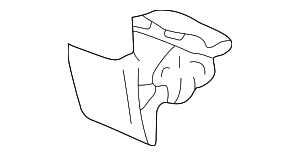 6W7Z54611B76AD - Body: Center Seat Belt for Ford Image