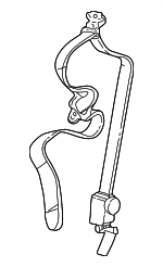 3W7Z54611B09AAC - Electrical: Retractor Assembly for Ford: Crown Victoria | Mercury: Grand Marquis, Marauder Image