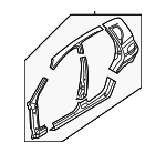 96957686 - Body: Uniside Panel for Chevrolet: Aveo, Aveo5 | Pontiac: G3 Image image