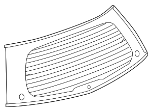 89023656 - : Part# 89023656 Liftgate Window for Cadillac: SRX Image