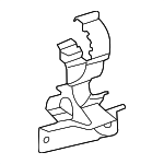 64536806376 - HVAC: Pressure Hose Bracket for BMW Image