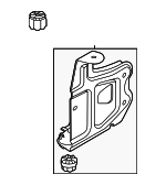 64506806375 - HVAC: Dehydrator Bracket for BMW Image
