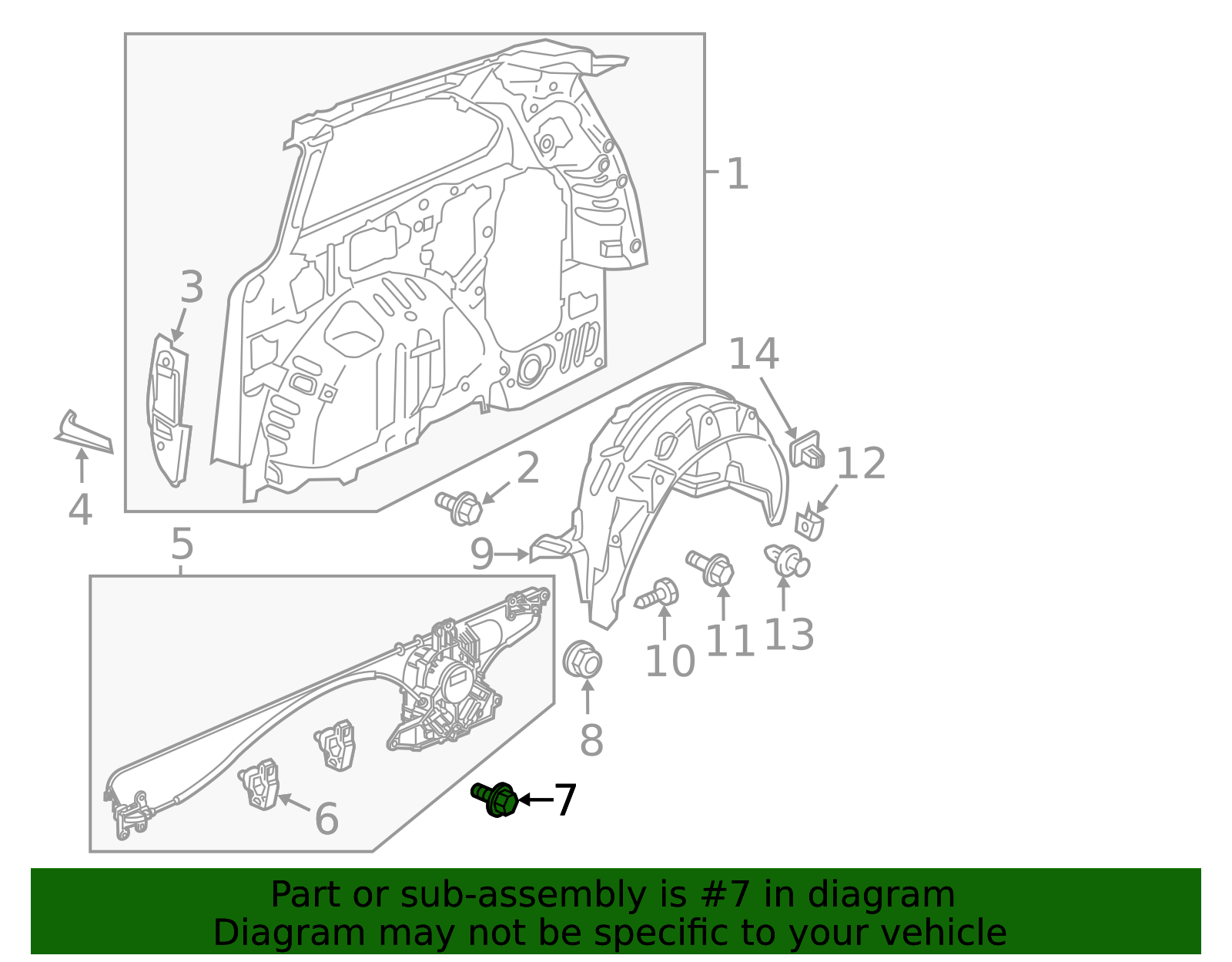 90148-SE0-003 - 1994-2025 Honda - Bolt Ground (6X16) (Washer 12.5