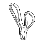 243123E500 - : Timing Belt for Kia Image