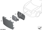 66315B3AD16 - Distance Systems, Cruise Control: Front Radar Sensor for Mini: Cooper C, Cooper S, Countryman S ALL4, Countryman SE ALL4, JCW, JCW Countryman ALL4 Image image