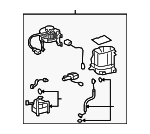 8850260211 - Body: Evaporator Case for Toyota: Land Cruiser Image