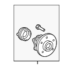 4245012170 - Brakes: Hub &amp; Bearing for Toyota: Corolla Image