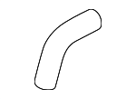 16553F0020 - Cooling System: Reservoir Hose for Toyota Image