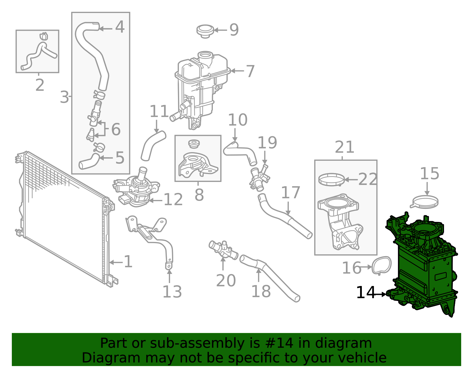 Genuine Official Toyota Inter-Cooler part# 17940-F0010 for 2023