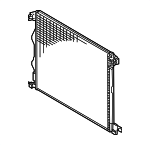 16550F0060 - Cooling System: Radiator for Toyota Image