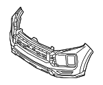 62022WE10P - Body: Bumper Cover for Mitsubishi: Outlander Sport Image