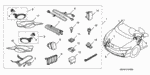 93903253G0 - Accessory Components: SCREW, TAPPING (5X16) for Honda Image