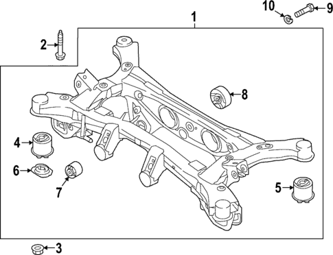 Suspension Mounting for 2025 Kia Sportage #1