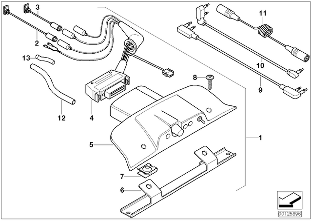 46637658638 - Audio, Navigation, Information Systems: Flat Nut - M5 for BMW-Motorrad Image