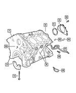 5073135AA - Engine 3.5L Six Cylinder: Short Block for Mopar Image