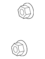 9008017223 - Suspension: Rear Lower Control Arm Nut for Scion: iM, iQ, tC, xB | Toyota: Avalon, bZ4X, C-HR, Camry, Celica, Corolla, Corolla Cross, Corolla iM, Crown, Crown Signia, Grand Highlander, Highlander, Mirai, Prius, Prius Plug-In, Prius V, RAV4, RAV4 Prime, Sienna, Solara, Venza Image