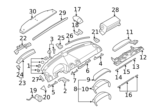 Air Bag System for 2006 Porsche Cayman #2