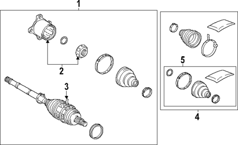 Axle & Differential for 2025 Toyota Corolla Cross #0