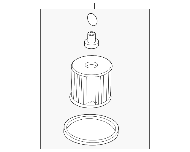 Genuine Oil Filter for 2020-2025 Hyundai | Part# 26350-2J001