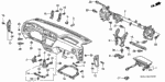 90110S84A00 - Interior/Bumper: BOLT-WASHER (8X20) for Honda Image