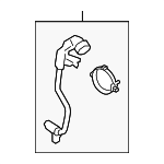 9A712207310 - Cooling System: Inlet Hose for Porsche: Panamera Image