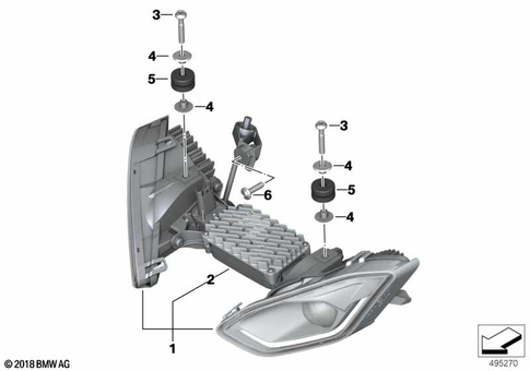 Headlight for 2019 BMW-Motorrad S 1000 RR #1