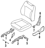 64270AC510 - Body: Seat Track for Subaru: Legacy Image