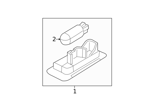 License Lamps for 2012 Volkswagen Jetta #0