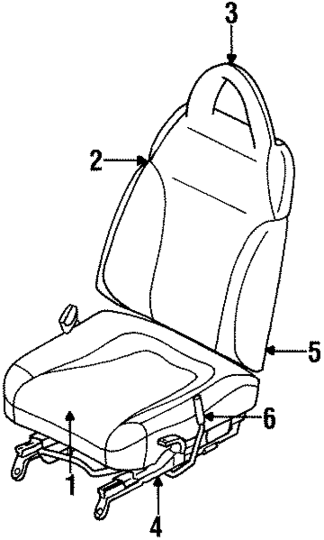 RV321AZAA - Body: Seat Cushion for Mopar Image