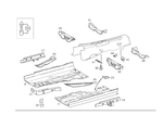 2106100960 - Substructure: Floor for Mercedes-Benz: E420, E430 Image