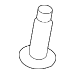 C2Z1354 - : Fender Liner Screw for Jaguar: F-Pace, XE, XF Image