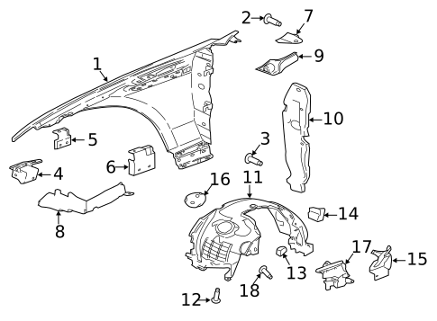 Fender & Components for 2017 Jaguar F-Pace #0