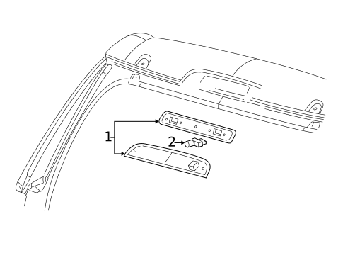 High Mount Lamps for 2005 Ford Freestyle #0